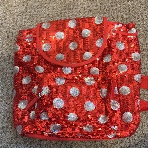 Disney Parks Minnie Mouse Sequin Backpack